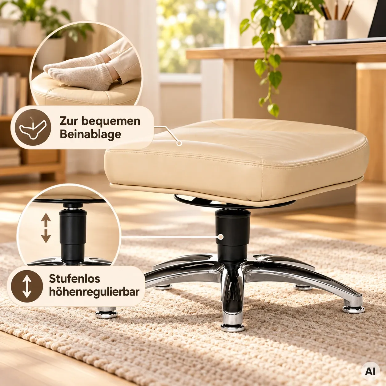 Hocker für Sessel