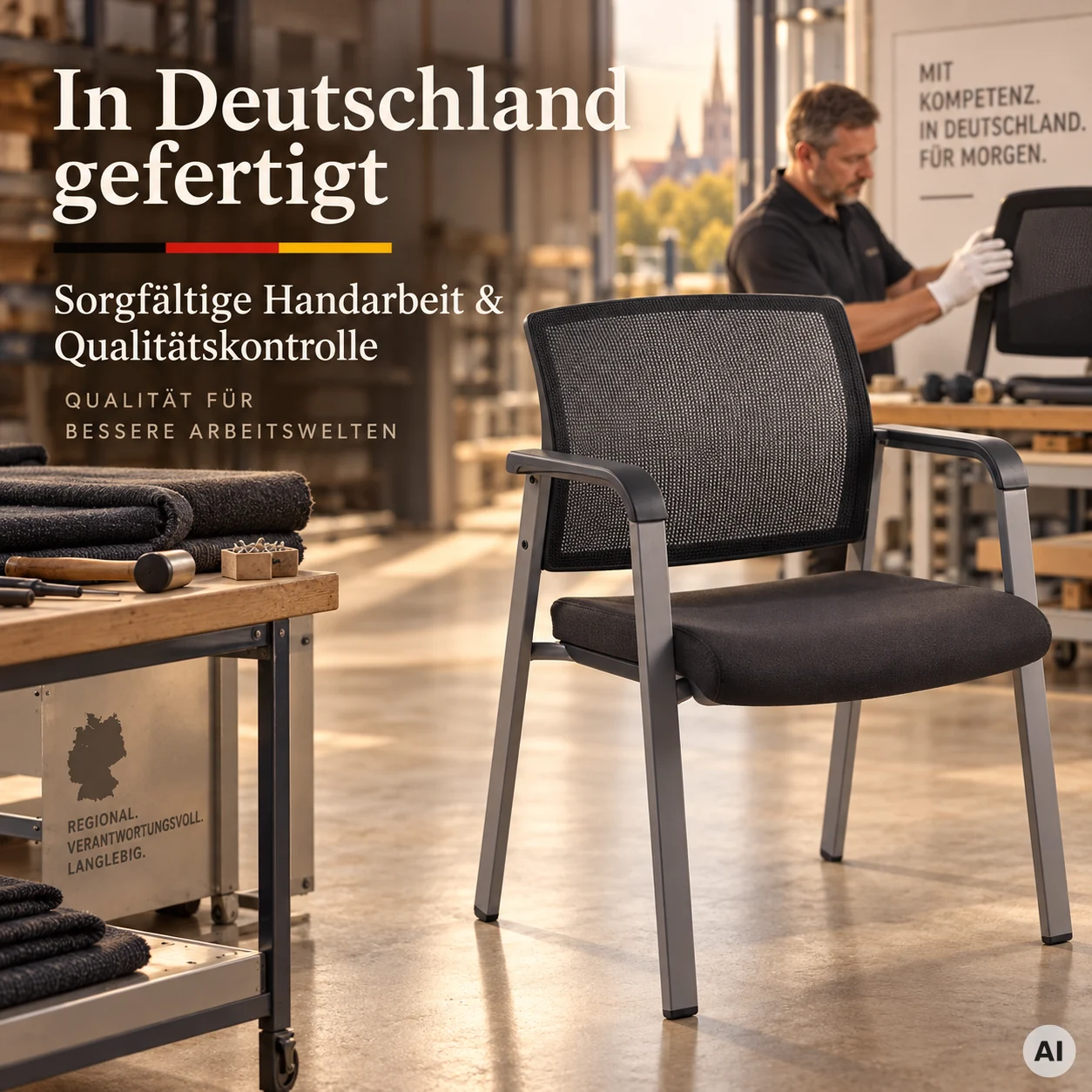 Ergo Studio Meeting 2 - Bequemer Besucherstuhl